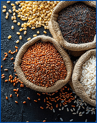 ธัญพืช อาหารสัตว์: แป้งสาลี พรีมิกซ์ แป้งมันสำปะหลัง น้ำตาล อาหารสัตว์