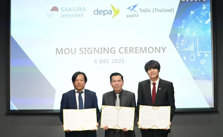 MOU between depa, SAKURA Internet and Sojitz (Thailand) to enhance Thailand-Japan collaboration in digital economy